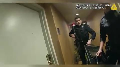 NTENSE_ Officers Approach Suspicious Hotel Room, Gunfire ERUPTS From Inside