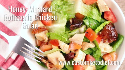 Chicken Salad "Sweet & Tangy Honey Mustard Rotisserie Chicken Salad: A Refreshing Delight"