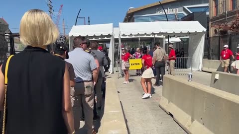 Some near RNC aren't worried about security with large police presence.mp4