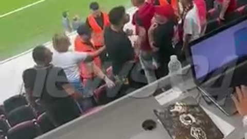 Fight between fans in “Air Albania”