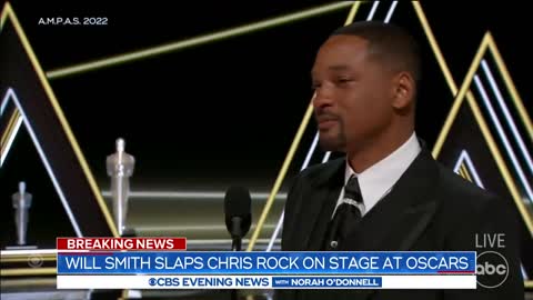 Will Smith slaps Chris Rock on stage at Oscars