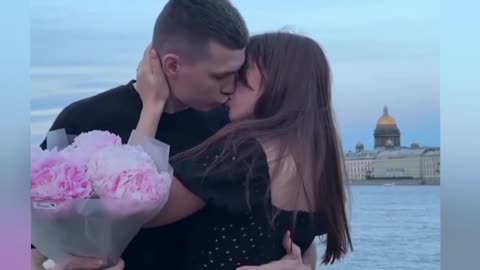 First Proposal Kiss 🥰❤️ Lip Kiss After Proposal 💥👩‍❤️‍💋‍👨