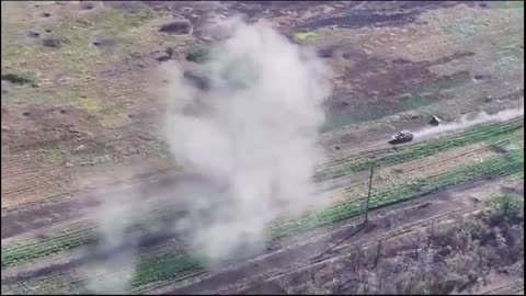 Russian BMP Speeding Towards the Konstantinovka-Ughledar Road