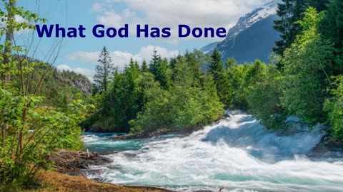 What God Has Done | Pastor Robby Dickerson