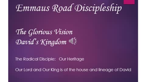 The Glorious Vision - David's Kingdom