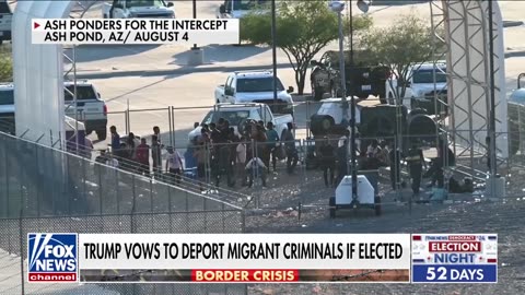 Trump vows to combat 'frightening' border crisis by deporting migrant criminals if elected