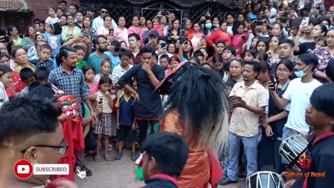 Lakhe Dance, Bagh Bhairav Jatra, Kirtipur, 2081