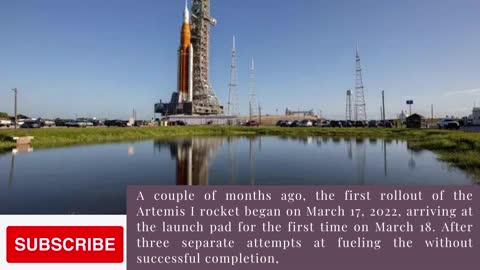 NASA's massive Artemis I Moon Rocket has arrived at the launch pad ahead of the tanking test.