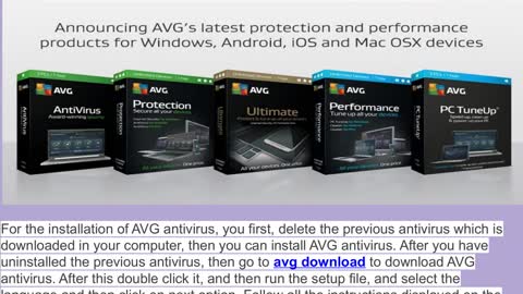 avg antivirus installation