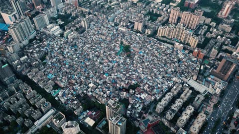 Guangzhou The MEGA City of China - Aerial view.