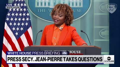 Karine Jean-Pierre Defends Biden and Harris Calling Trump a 'Threat'