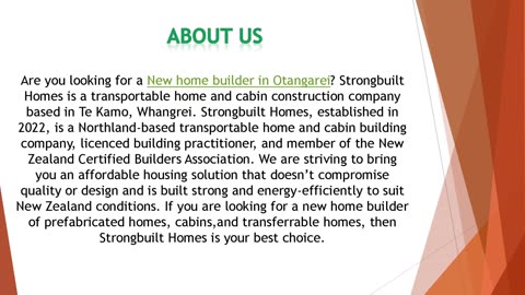 Are you looking for a New home builder in Otangarei?