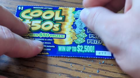 Will I win big . MO Lottery cool 50's