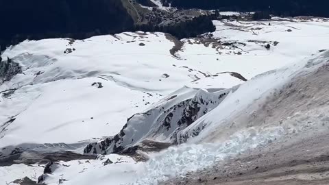 Skiers Witness Avalanche Up Close