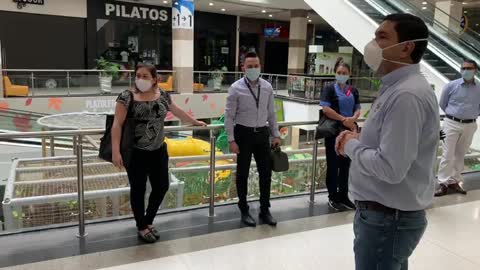 Este lunes arrancó reapertura gradual en centros comerciales de Bucaramanga y el área