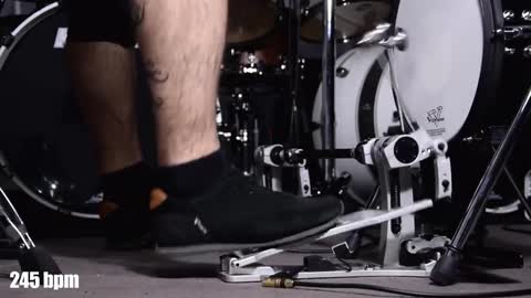 DOUBLE STROKES TECHNIQUE / HEEL-TOE [Extreme Drumming]