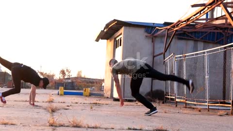 Running parkour