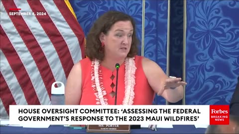 ‘How Many Applications Have You Received?’: Porter Asks Official About SBA Support After Maui Fires