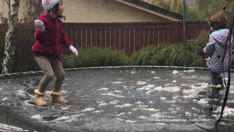 Random Hail Storm CA “Winter”