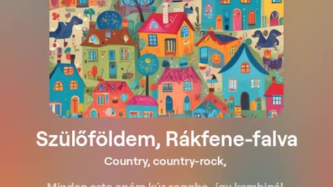 Szülőföldem, Rákfene-falva - AI-generált country rock