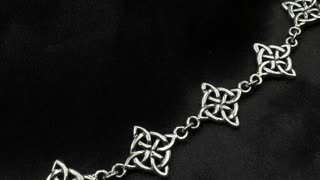 Celtic Four-Point Silver Bracelet