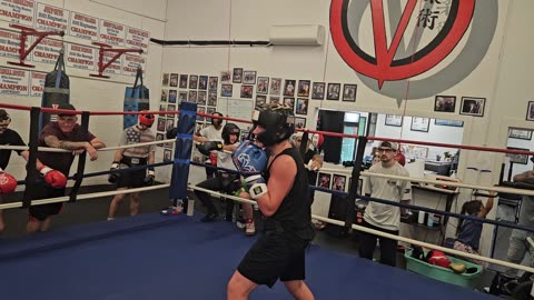 Joey sparring James 1/24/24