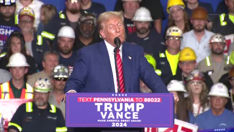 FULL REMARKS: President Donald J. Trump's Rally in Johnstown, Pennsylvania