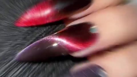 Easy & Fancy Cat Eyes Nail Design for Fall 2023 #naildiy #tutorial