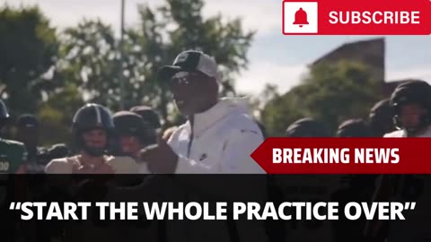 Deion Sanders Goes Off On Team After Bad Practice