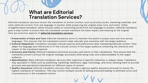 Editorial Translation Services: Elevating Your Content Across Languages