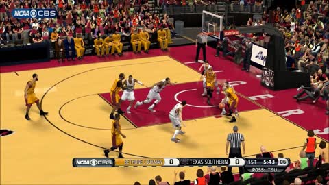 NBA 2k14 HBCU Basketball Mod Bethune Cookman vs Texas Southern