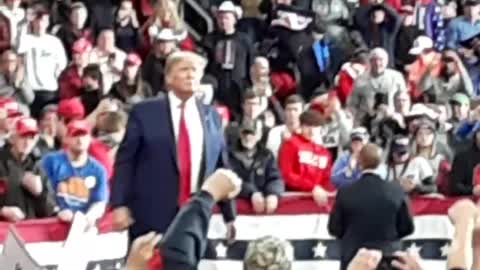 TRUMP rally ME AND MIKE COKER