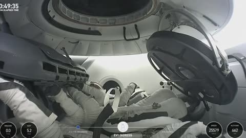 Live first civilian Spacewalk