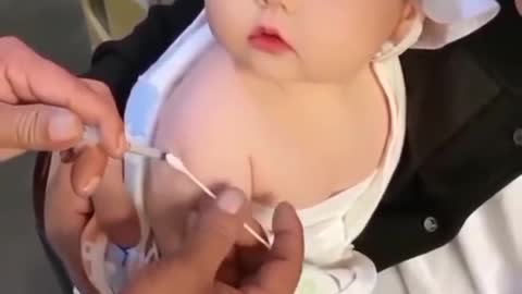 baby vaccinneted viral funny video #shorts​