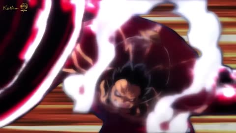 06.Luffy Gear 5： Sun God Nika Make A Hole Through Fleet Admiral Akainu