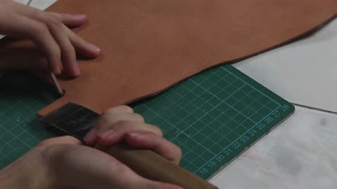 CRAFT How To Make A Japanese Leather SKIVING KNIFE With Common Tools