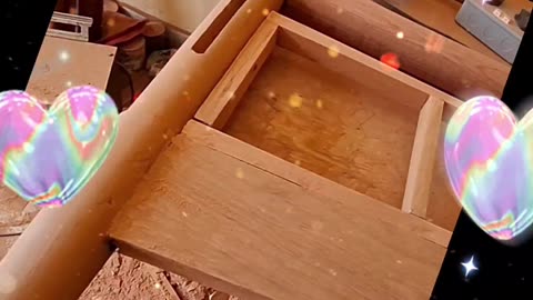 How sanding on wood frames are done.