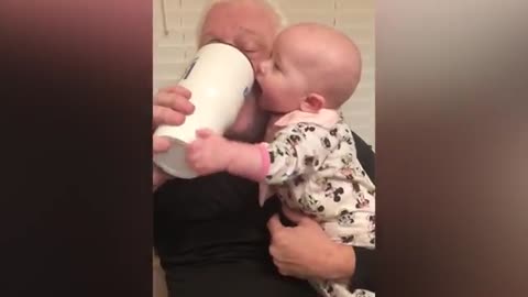 cute baby and dad moments...! DONT STOP @baby @cute