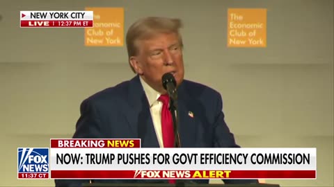 President Trump outlines his economic plan with drastic reforms in NYC