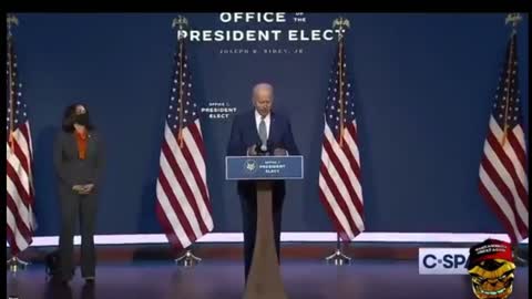 Lightning and thunder: Biden to Trump Meme: Trump2020