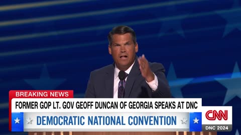 'Dump Trump': GOP's Geoff Duncan Blasts Trump at DNC