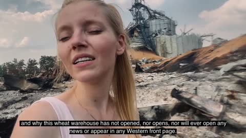 Ukraine Ashes Not From Bombing - They Are Burning Tons Of Wheat