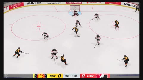 NHL22 (Ps5) Germany vs Canada Part1