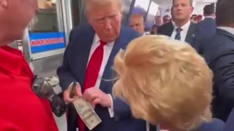 Trump & the Young Patriot with the $20 Bill