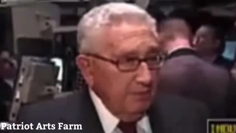 Kissinger said Barry will be great to help create America in the New World Order