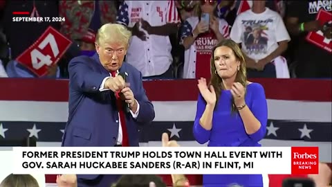 Trump Holds First Public Event Since Assassination Attempt | Flint, MI Town Hall!!! - 9/17/24