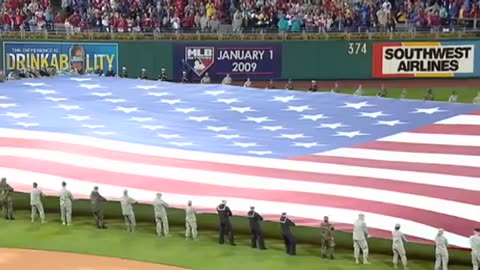 Taylor Swift sings the National Anthem before 2008 World Series Game 3!