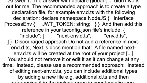 Typescript says NextJS environment variables are undefined