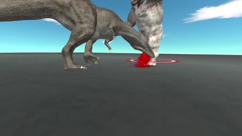 T-Rex vs Goro | Animal Revolt Batlle Simulator