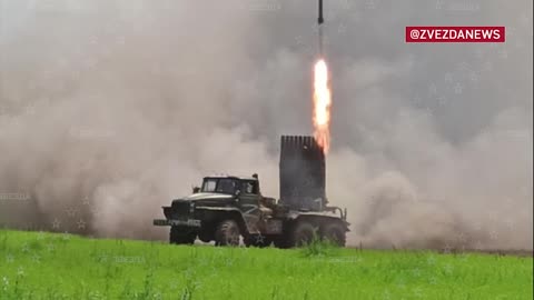 Ukraine War - The crews of our MLRS work extremely accurately and professionally